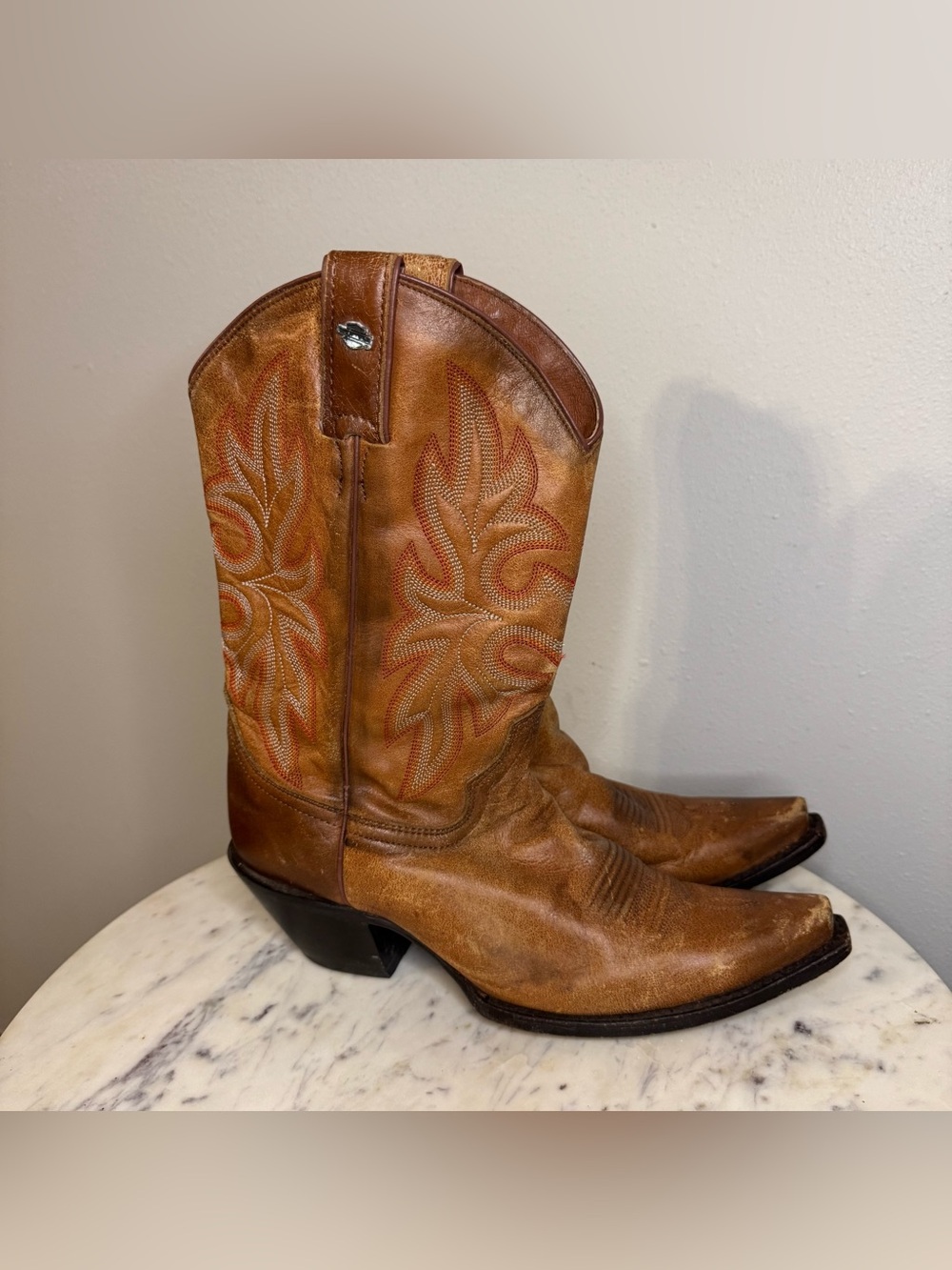 Harley Davidson Womens Cowboy Boots
Size 9 M Leather brown